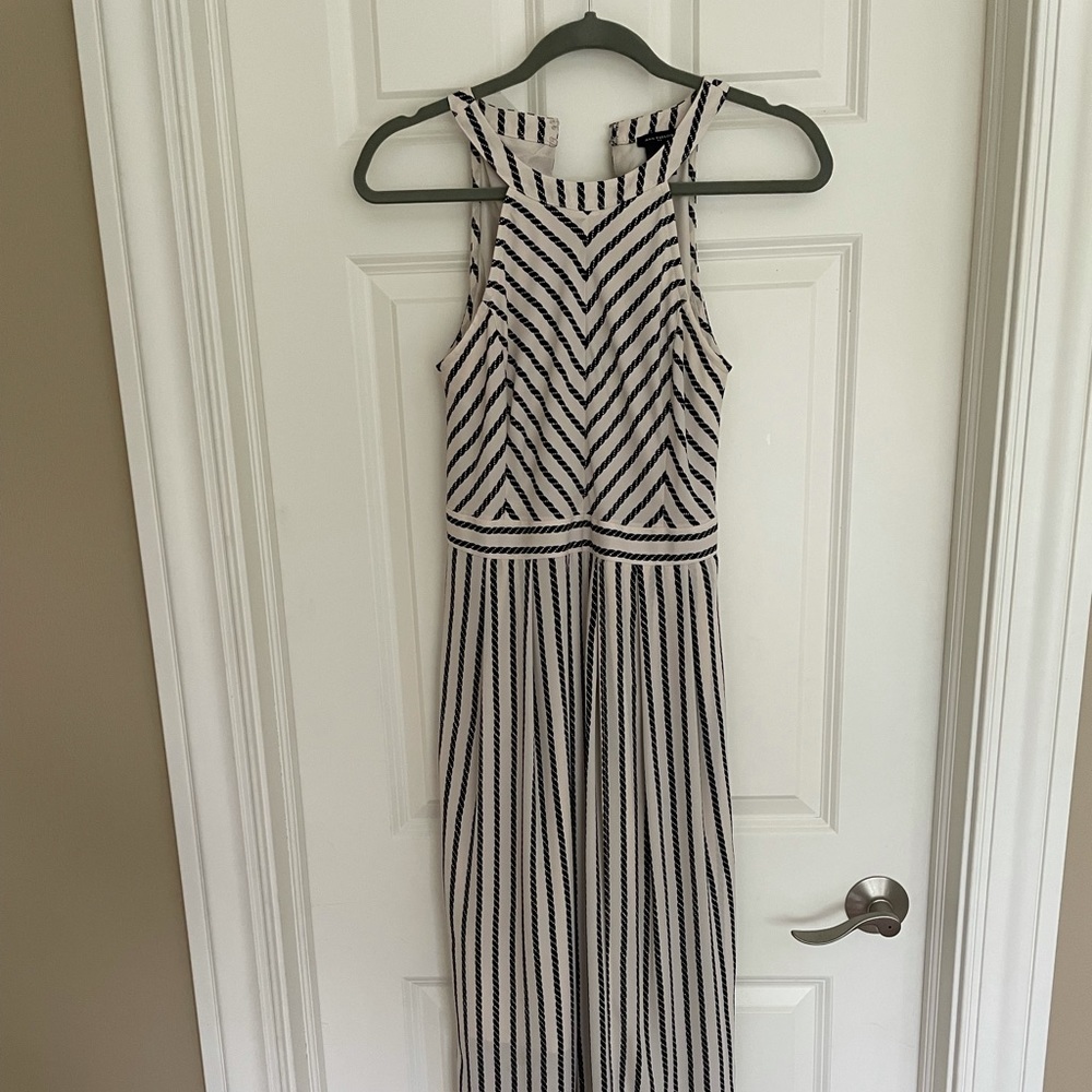 Ann Taylor Full Length Nautical Dress